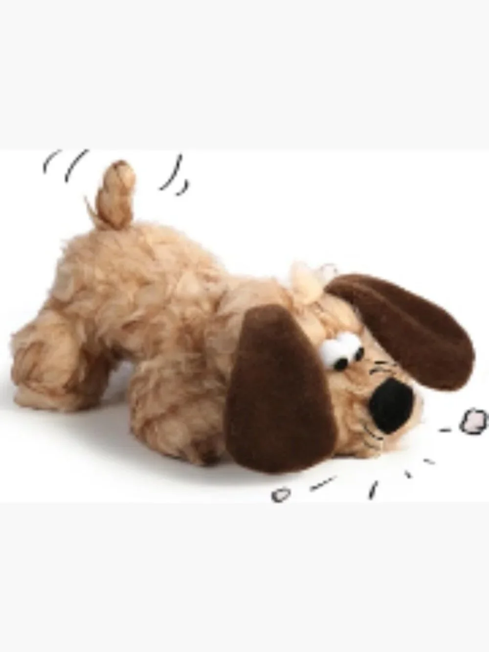 Plush Dog Toy with Squeaker, Stuffed Puppy Toy for Small & Medium Dogs